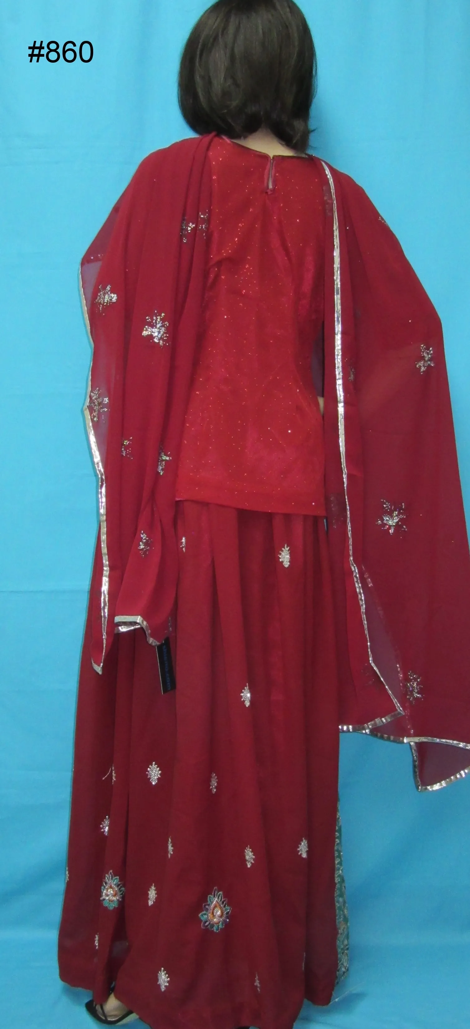 Lehenga 860 Evening Wear Indian Designer Lehenga Long Choli Dupatta