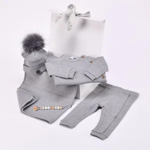 LENNY | Grey Baby Gift Set (5)
