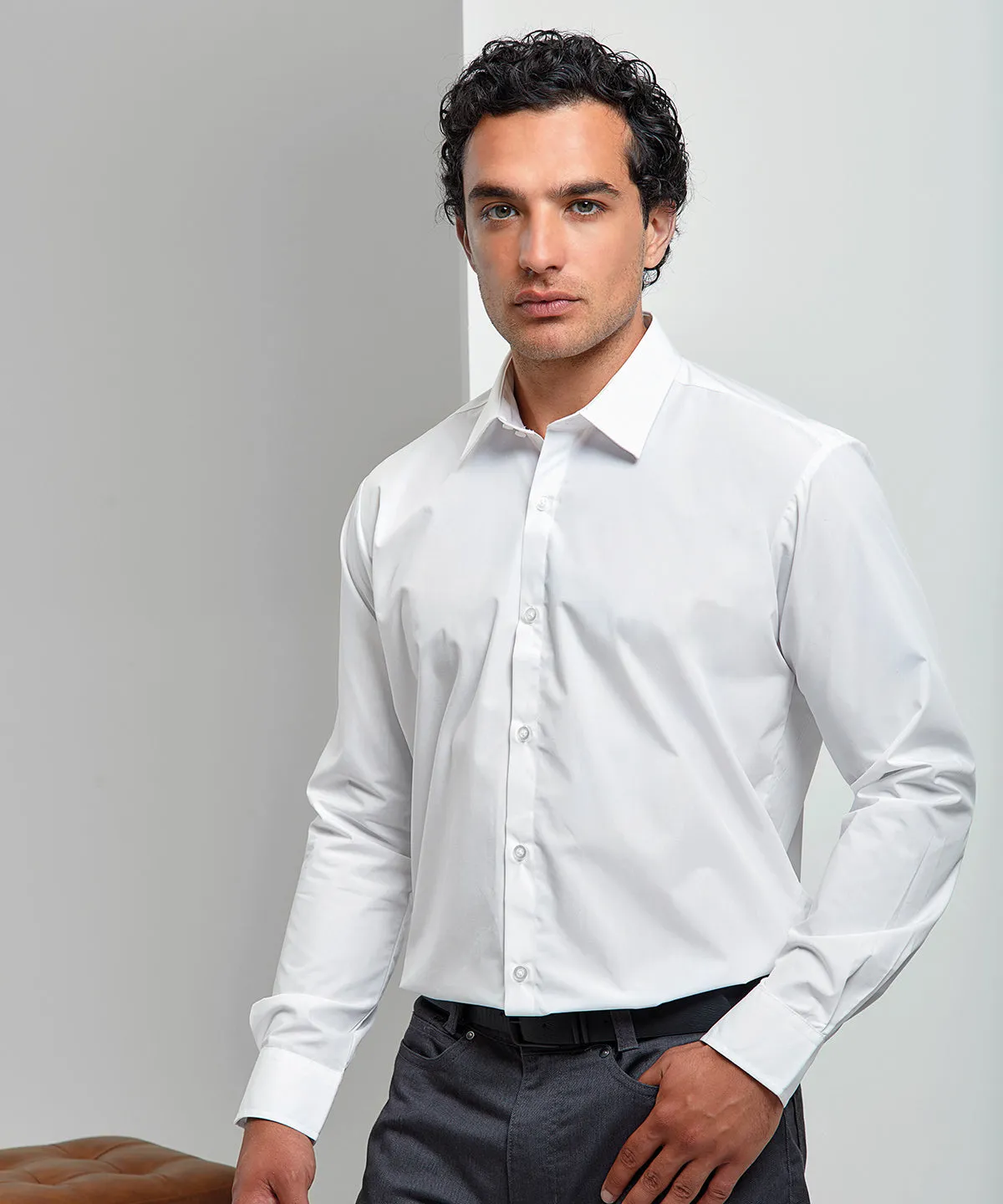 Light Blue - Supreme poplin long sleeve shirt