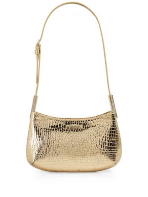 Light Gold Croc Finish Bag