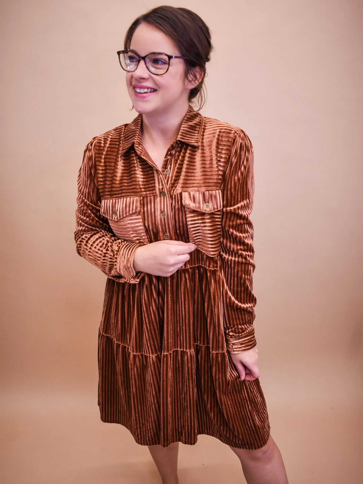 Light Of My Life Textured Dress