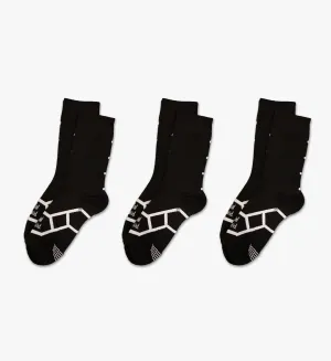 Lightweight / 3 Pack Socks - Black