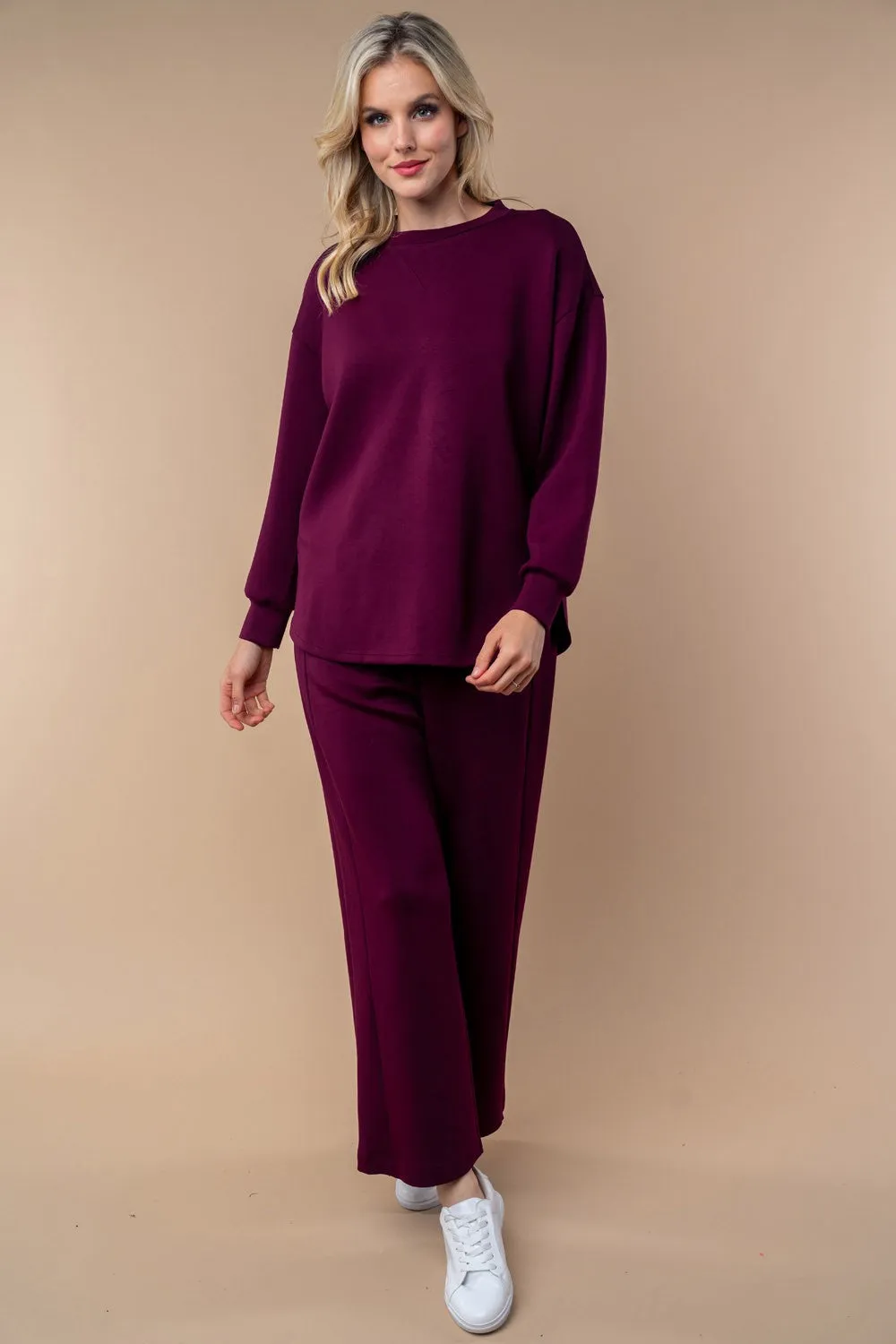 Lightweight Solid Knit Pullover