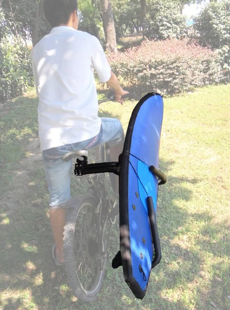 Lightweight Surfboard Carrier Rack for Bicycles, Black