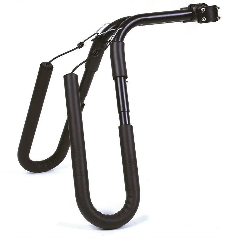 Lightweight Surfboard Carrier Rack for Bicycles, Black