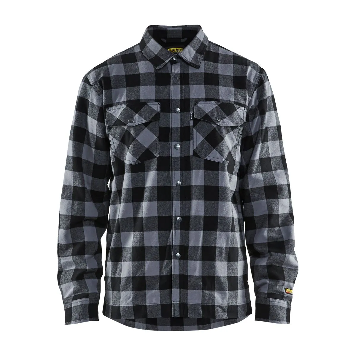 Lined&#x20;Flannel&#x20;Shirt&#x20;3225&#x20;Donkergrijs&#x2F;Zwart&#x20;-&#x20;Bl&#xE5;kl&#xE4;der