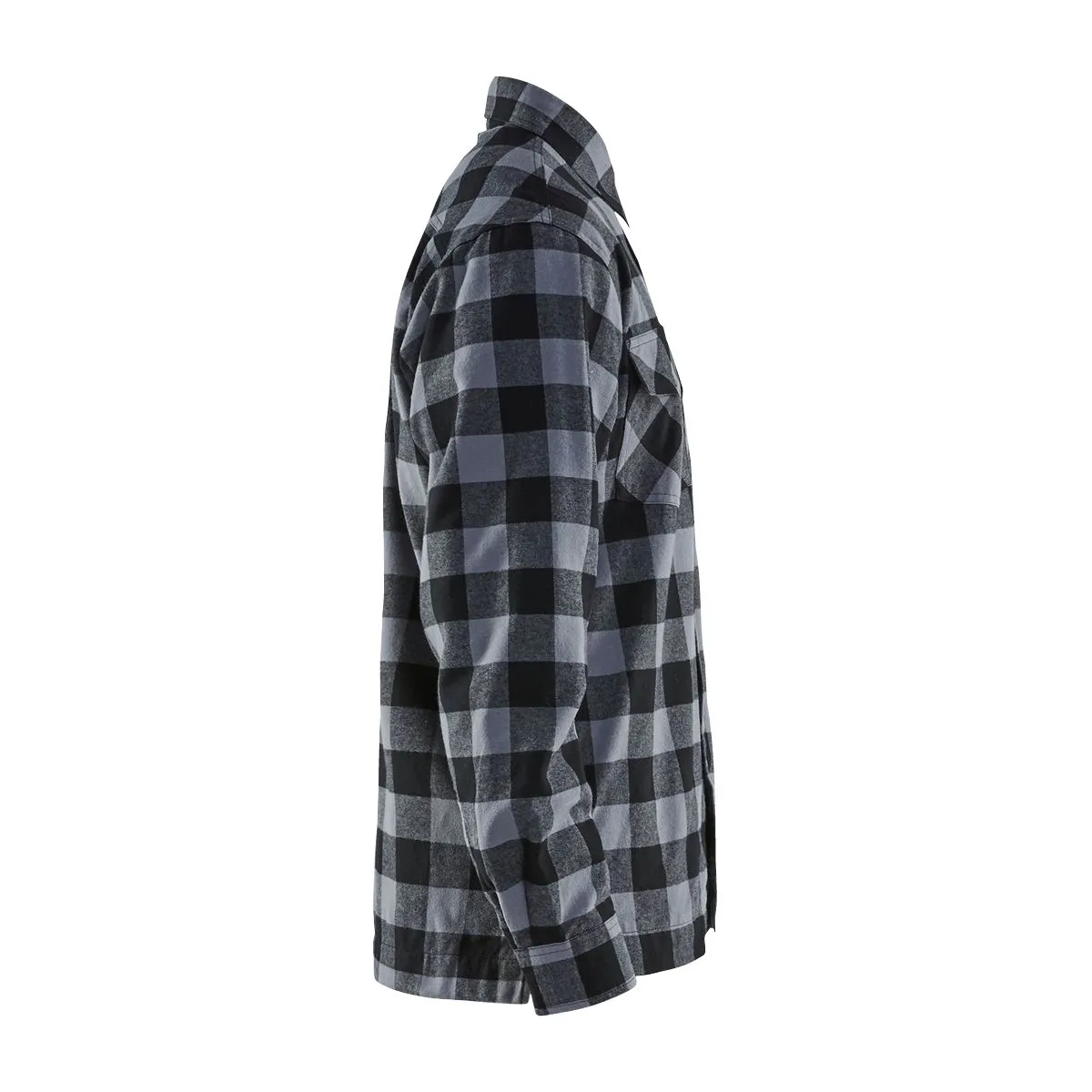 Lined&#x20;Flannel&#x20;Shirt&#x20;3225&#x20;Donkergrijs&#x2F;Zwart&#x20;-&#x20;Bl&#xE5;kl&#xE4;der