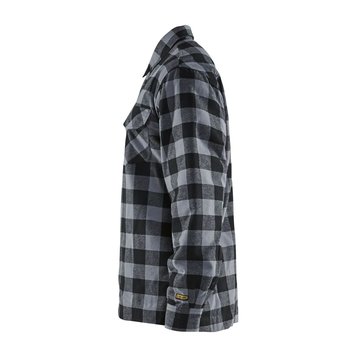 Lined&#x20;Flannel&#x20;Shirt&#x20;3225&#x20;Donkergrijs&#x2F;Zwart&#x20;-&#x20;Bl&#xE5;kl&#xE4;der