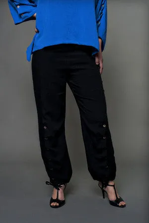 Linen Ripple Tide Pants by Fridaze