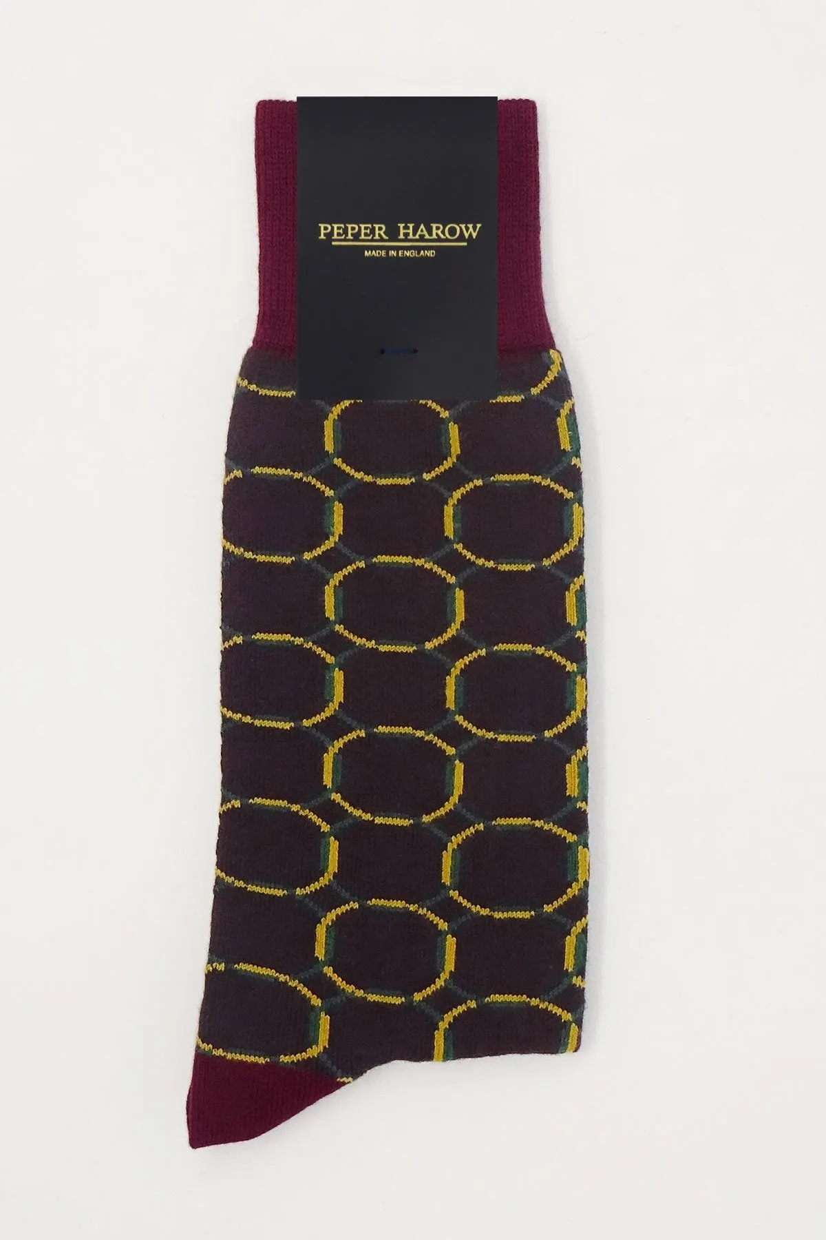 Linked Men's Socks - Purple