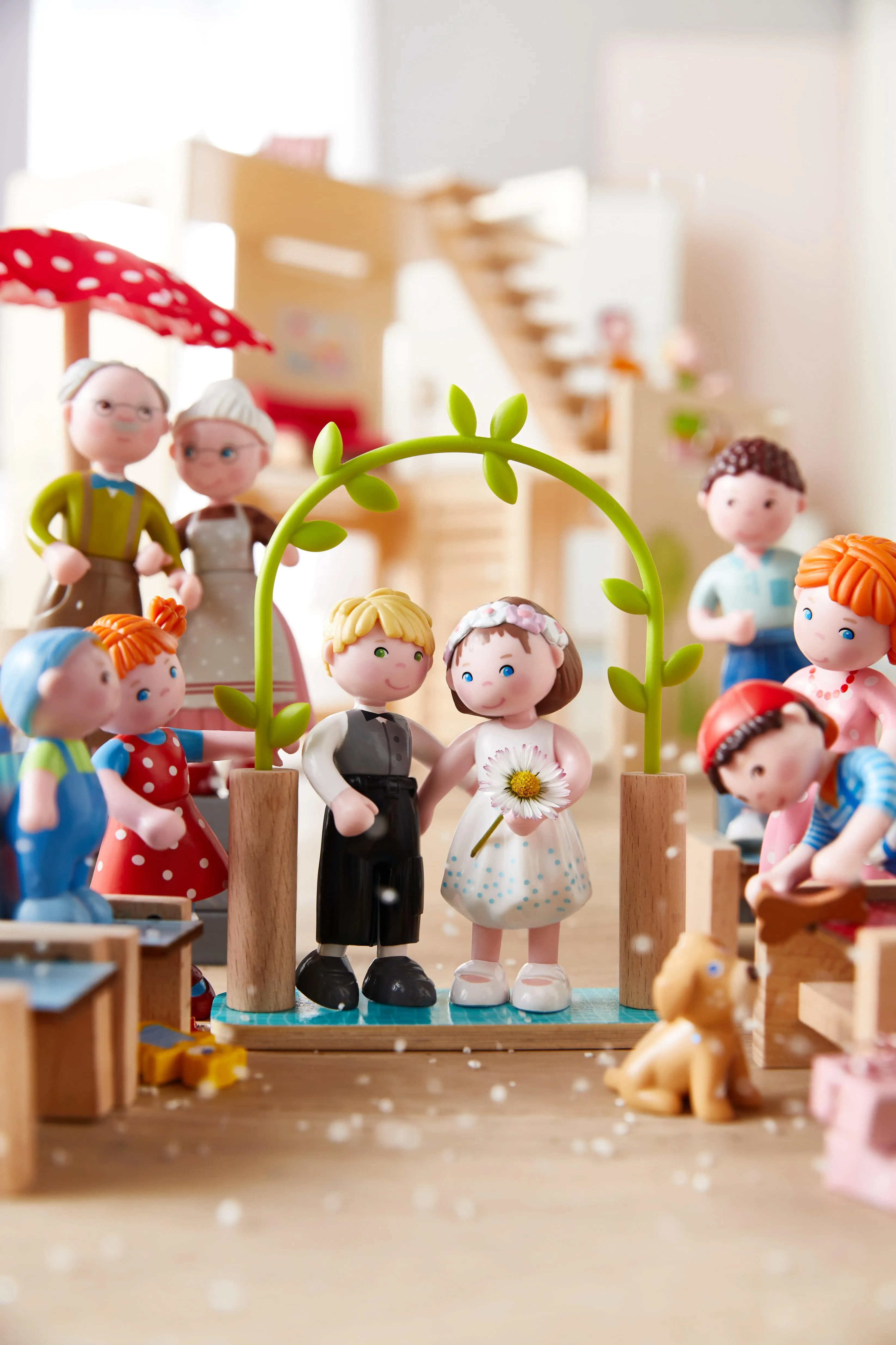 Little Friends Bride & Groom Wedding Playset