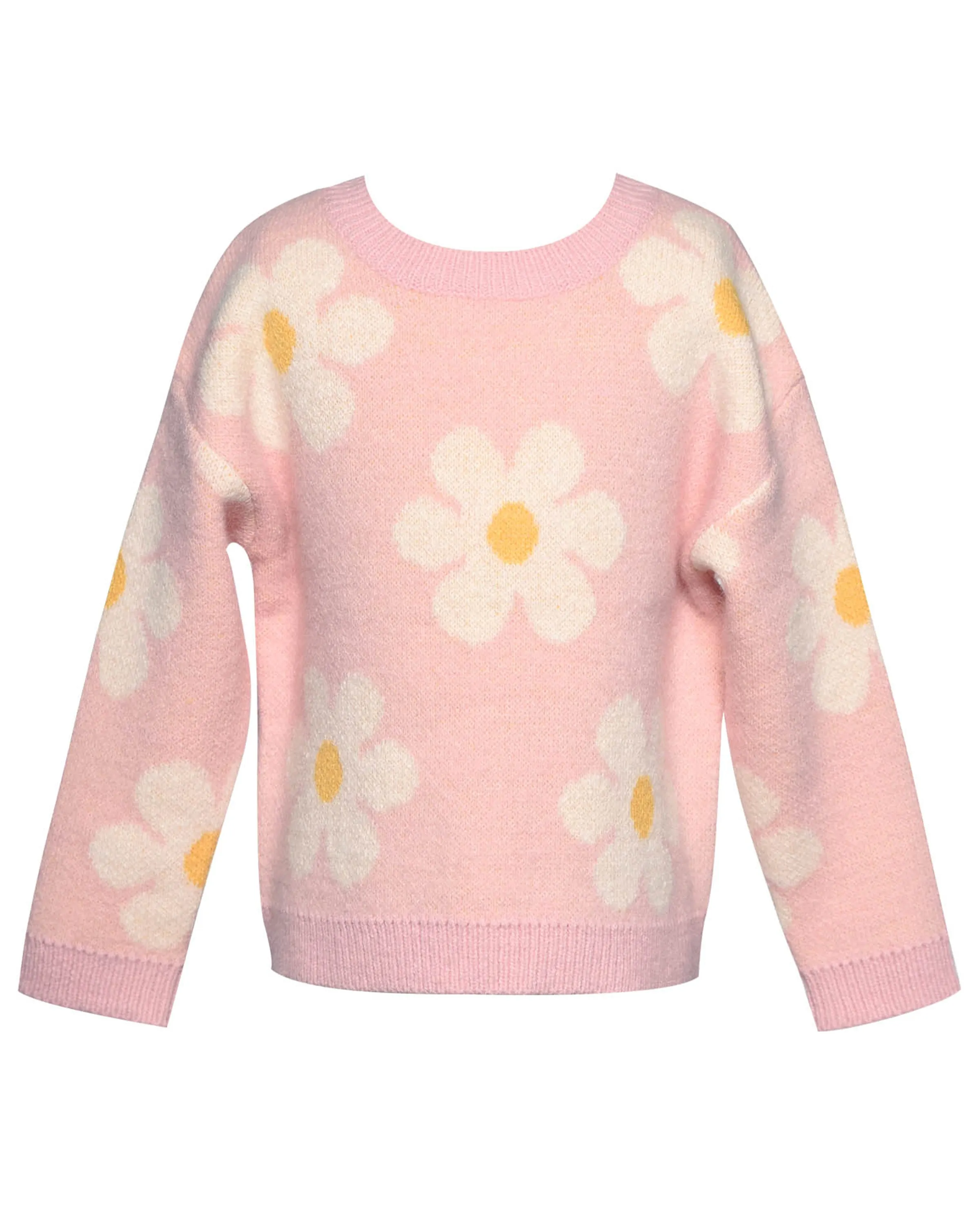 Little l Big Girl's Daisy Thin Knit Pullover Sweater