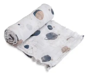 Little Unicorn Single Muslin Swaddle - Planetary