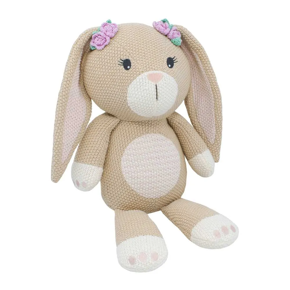Living Textiles Knitted Soft Toy - Amelia the Bunny