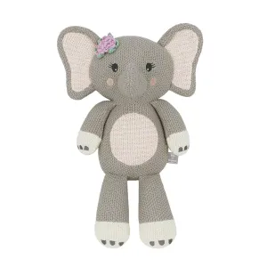 Living Textiles Knitted Soft Toy - Ella Elephant