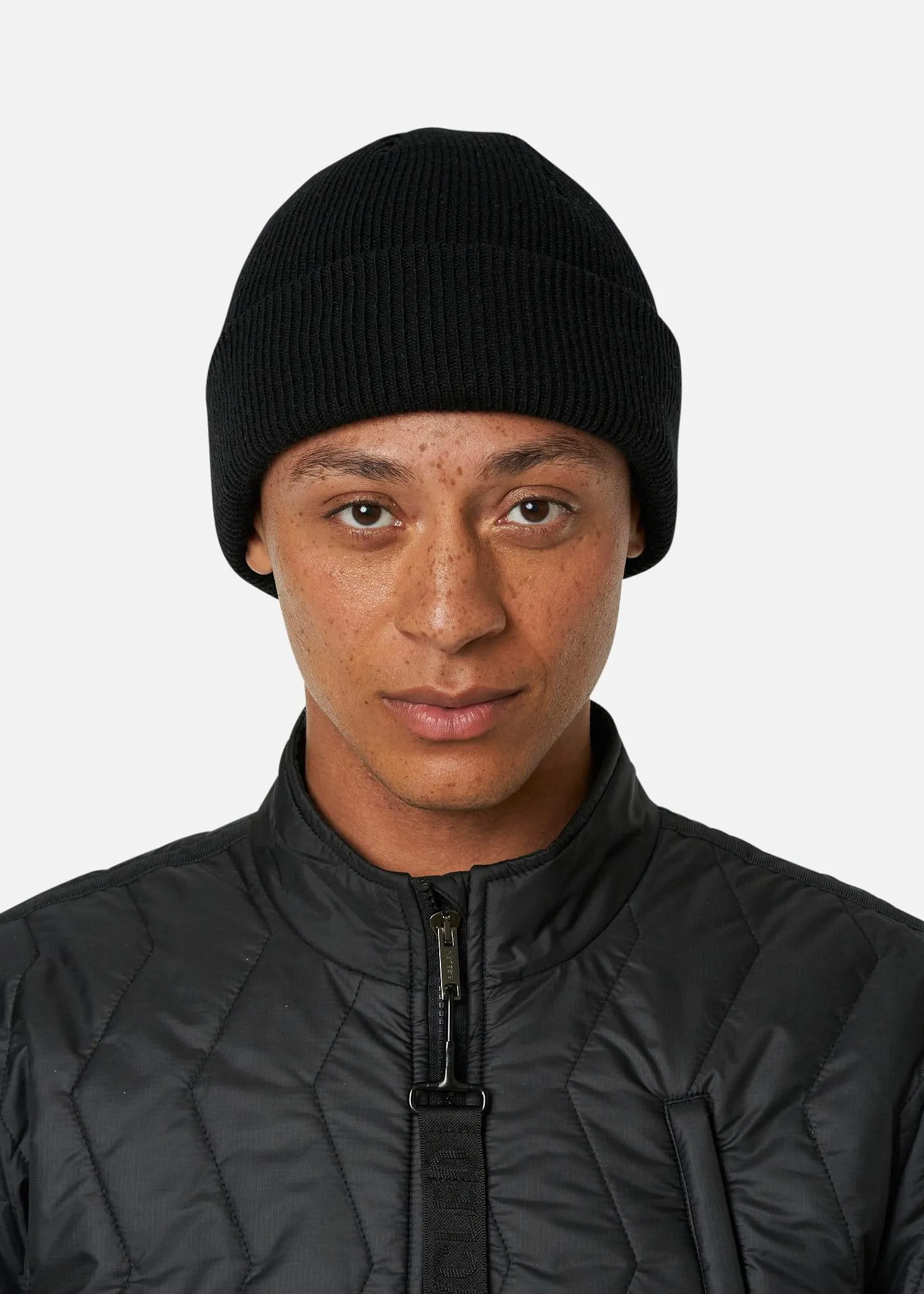 LOGO BEANIE BLACK