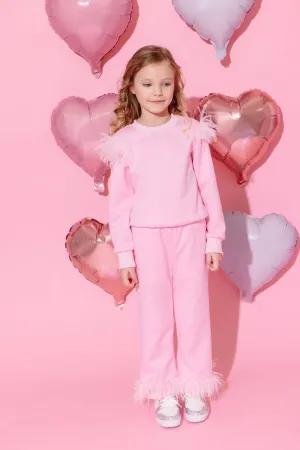 LOL Pretty in Pink Feather Athletic Set