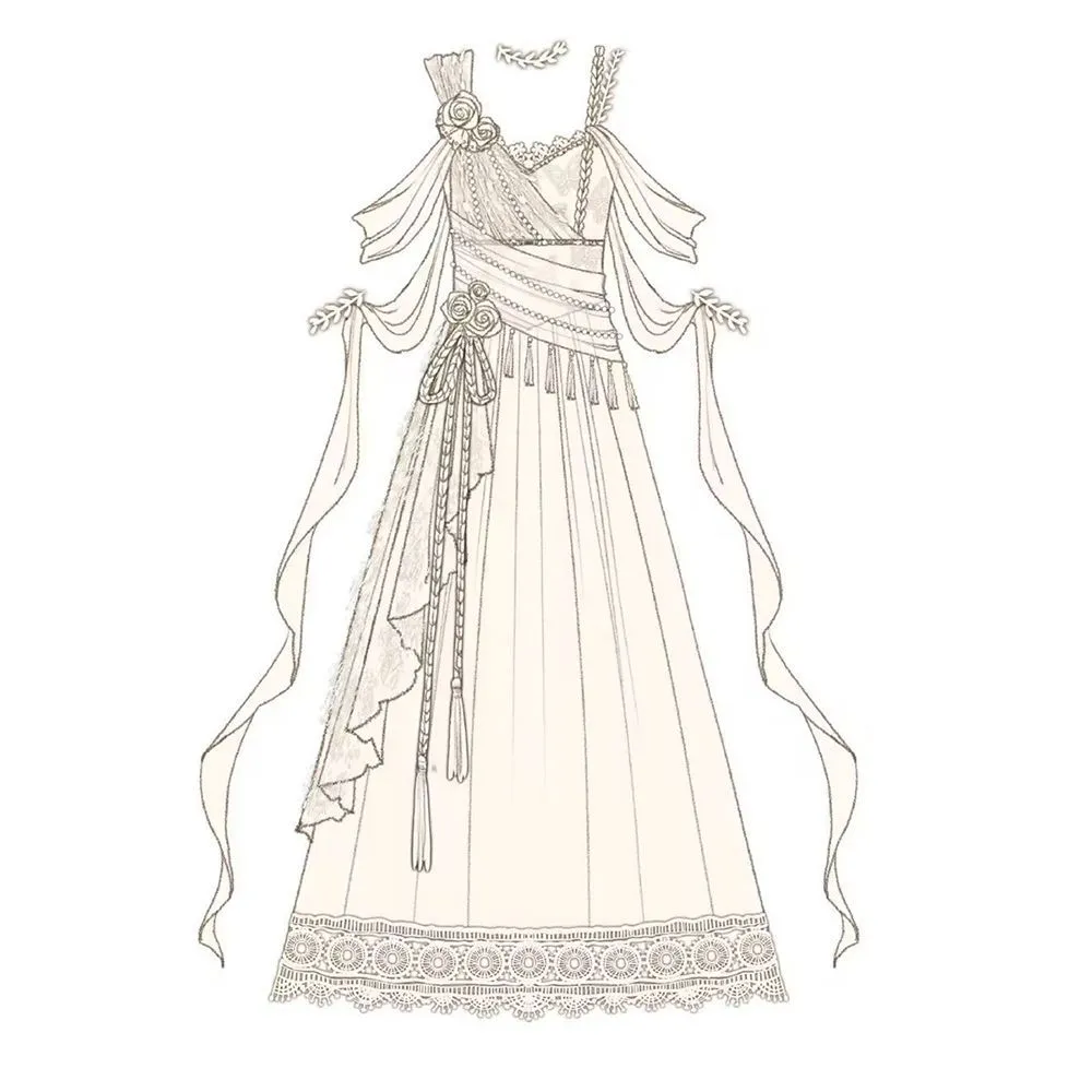 Lolita women's suspender skirt everyday elegant Lolita dress