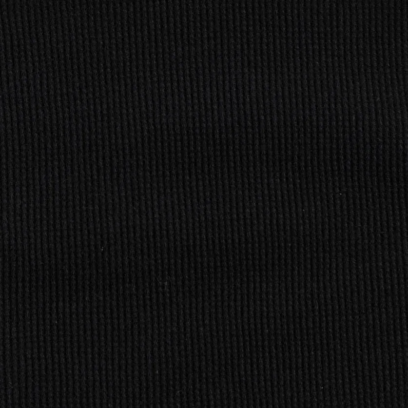 long sleeve basic henley tee | black licorice | organic cotton thermal