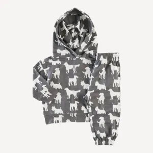 long sleeve boxy topstitch hoodie   relaxed jogger set | blackboard dogs | bamboo
