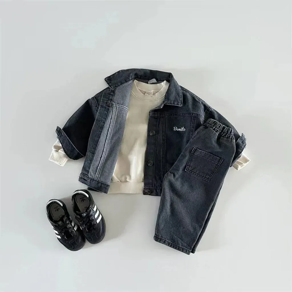 Long-Sleeve Denim Jacket