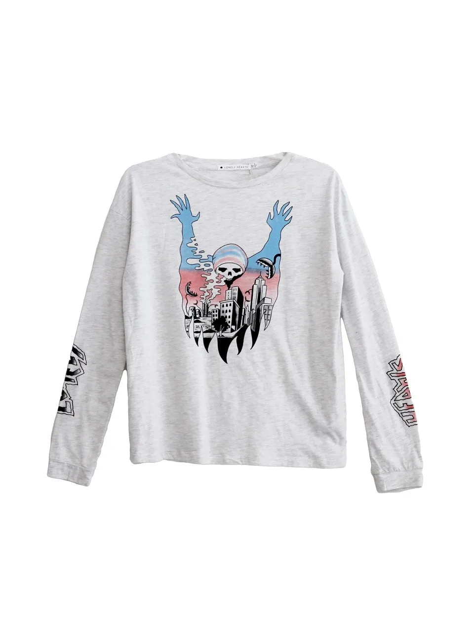Long Sleeve Tee - Grey Ghost