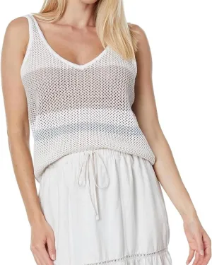Lonnie Color Block Sweater Tank in Neutral Multi | Neutral Multi