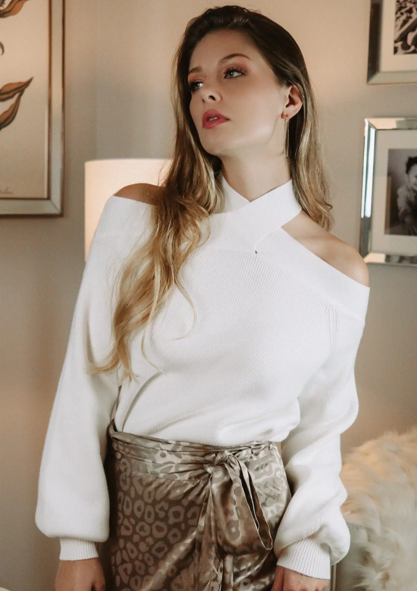 Lorelei Ivory Cashmere Sweater
