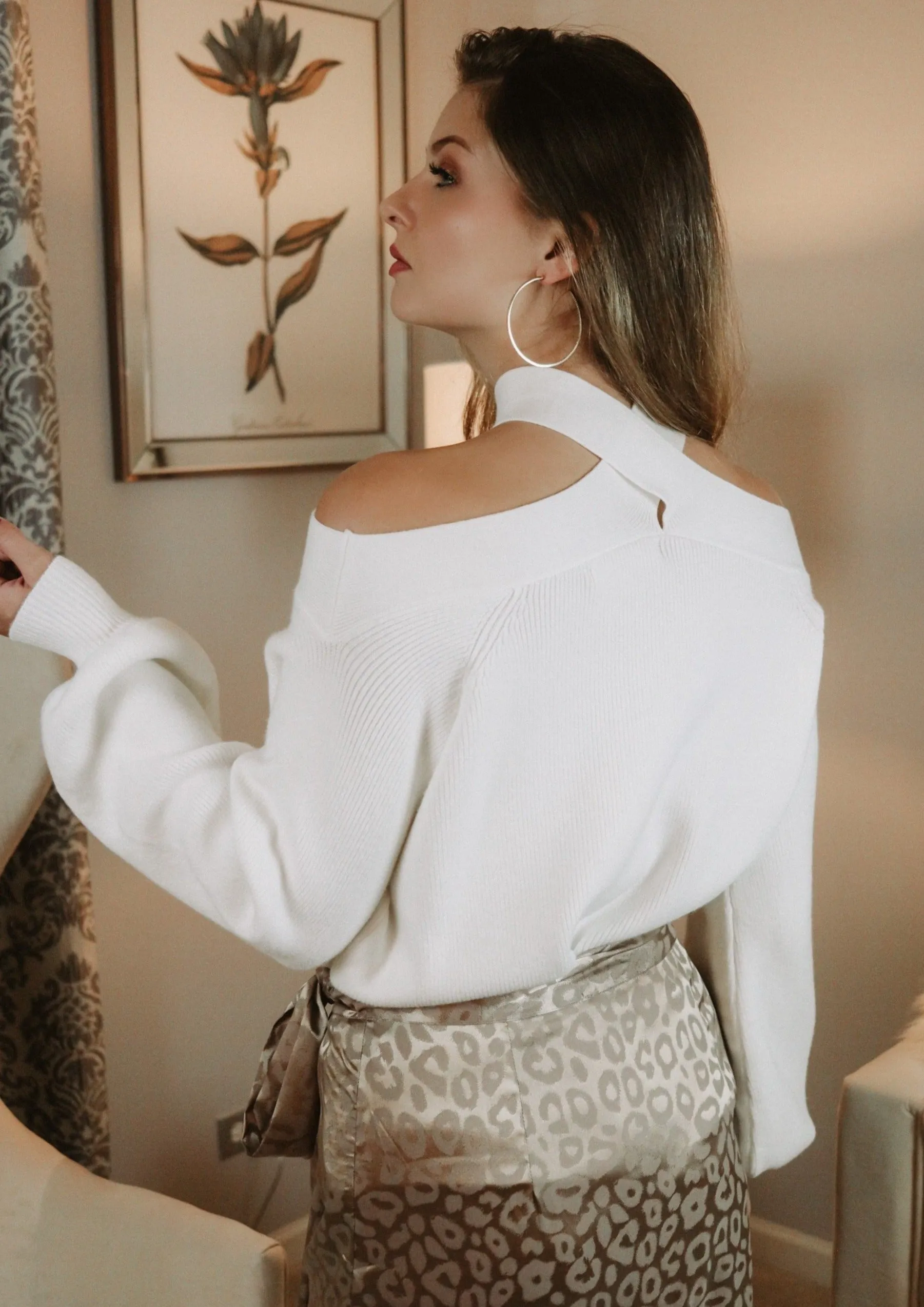 Lorelei Ivory Cashmere Sweater