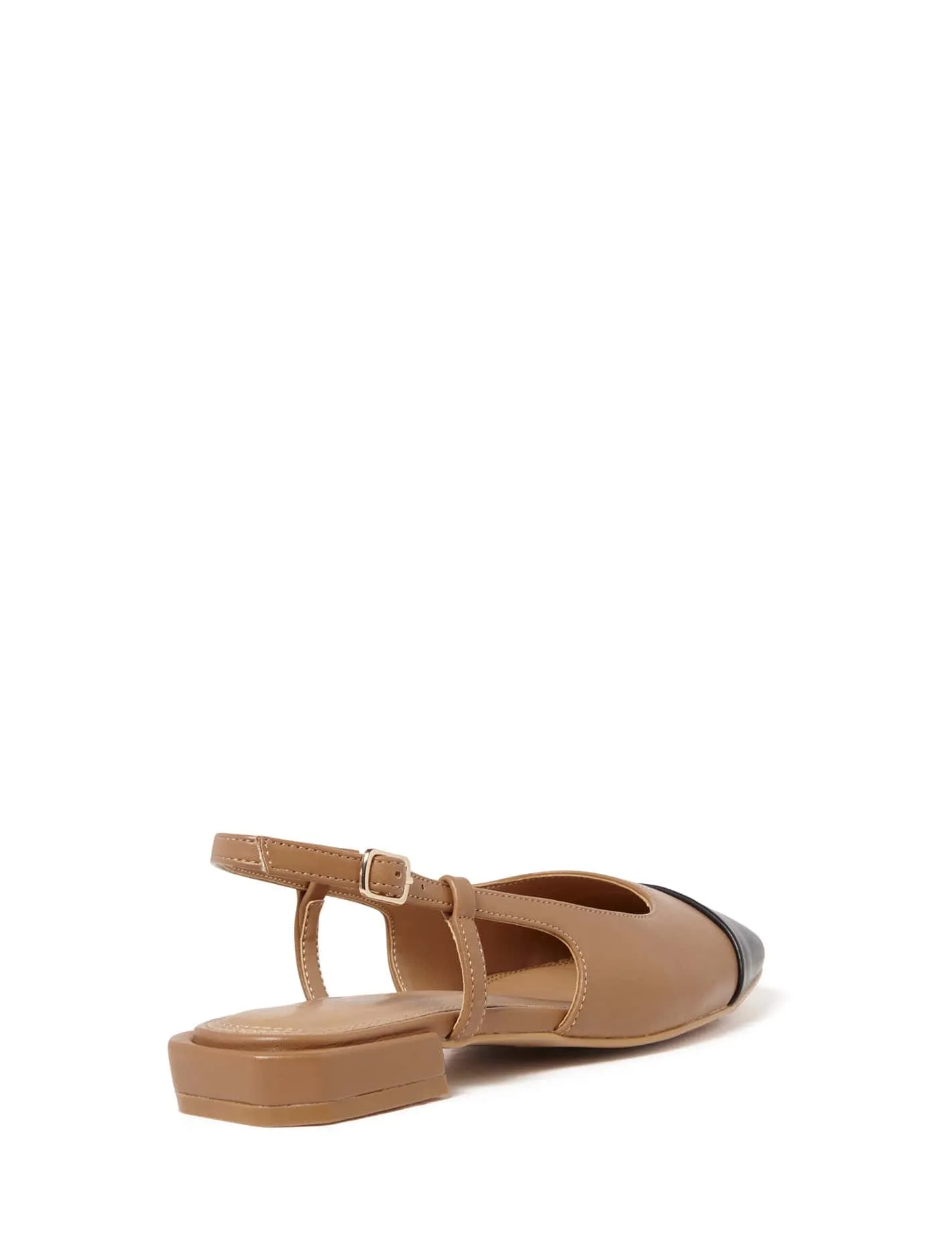 Lorelei Toe Cap Slingback Flat