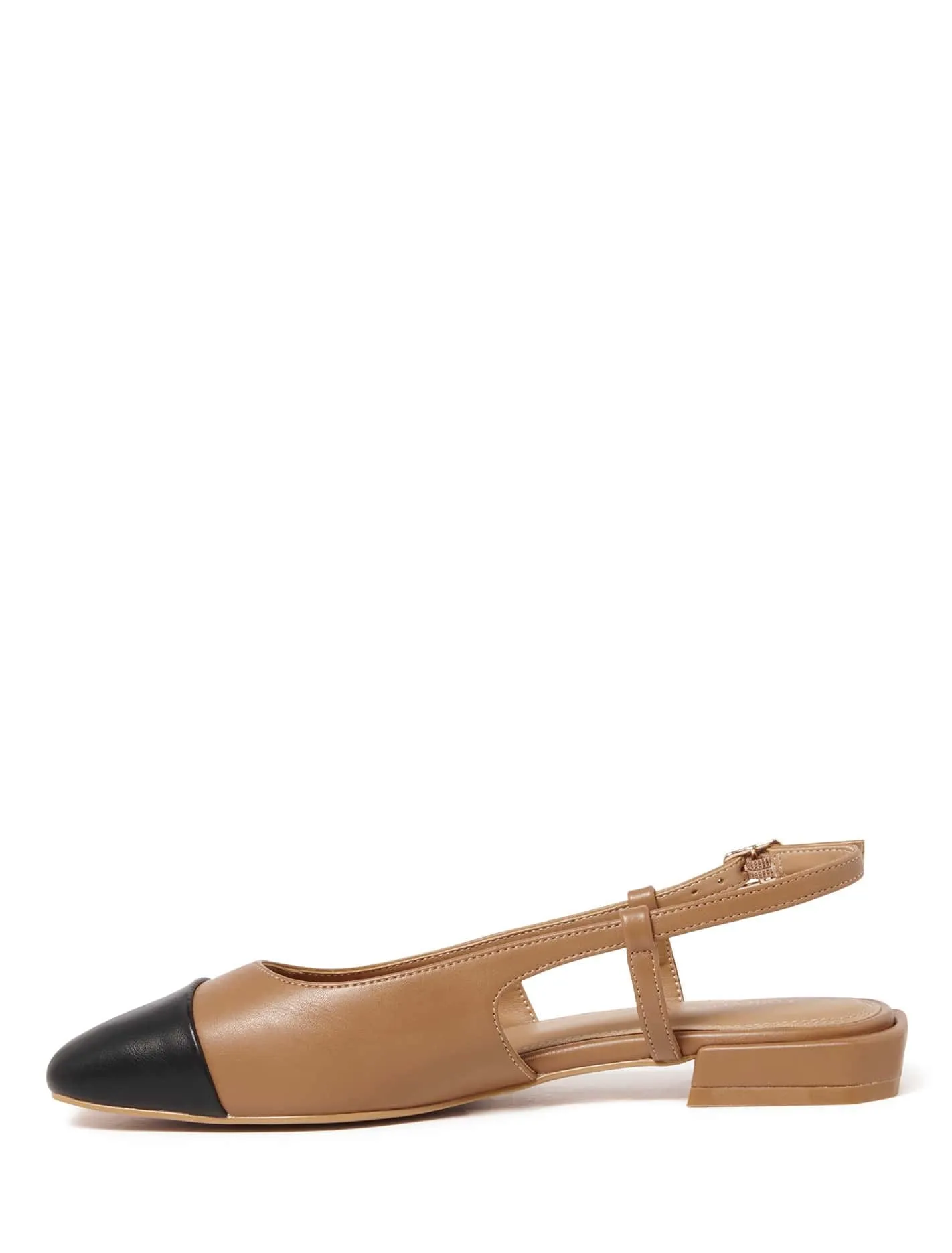 Lorelei Toe Cap Slingback Flat