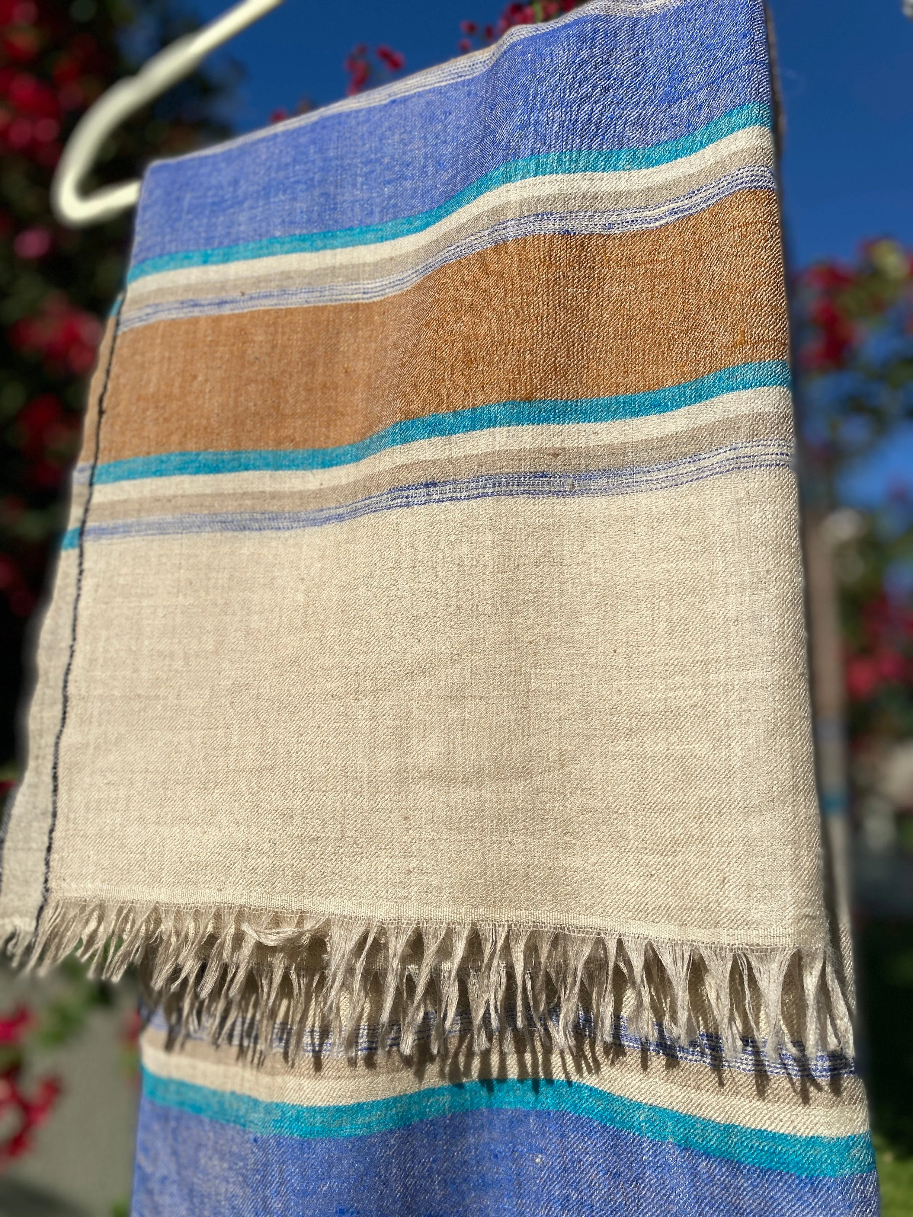 Loreto Stripe Kashmiri Pashmina Shawl