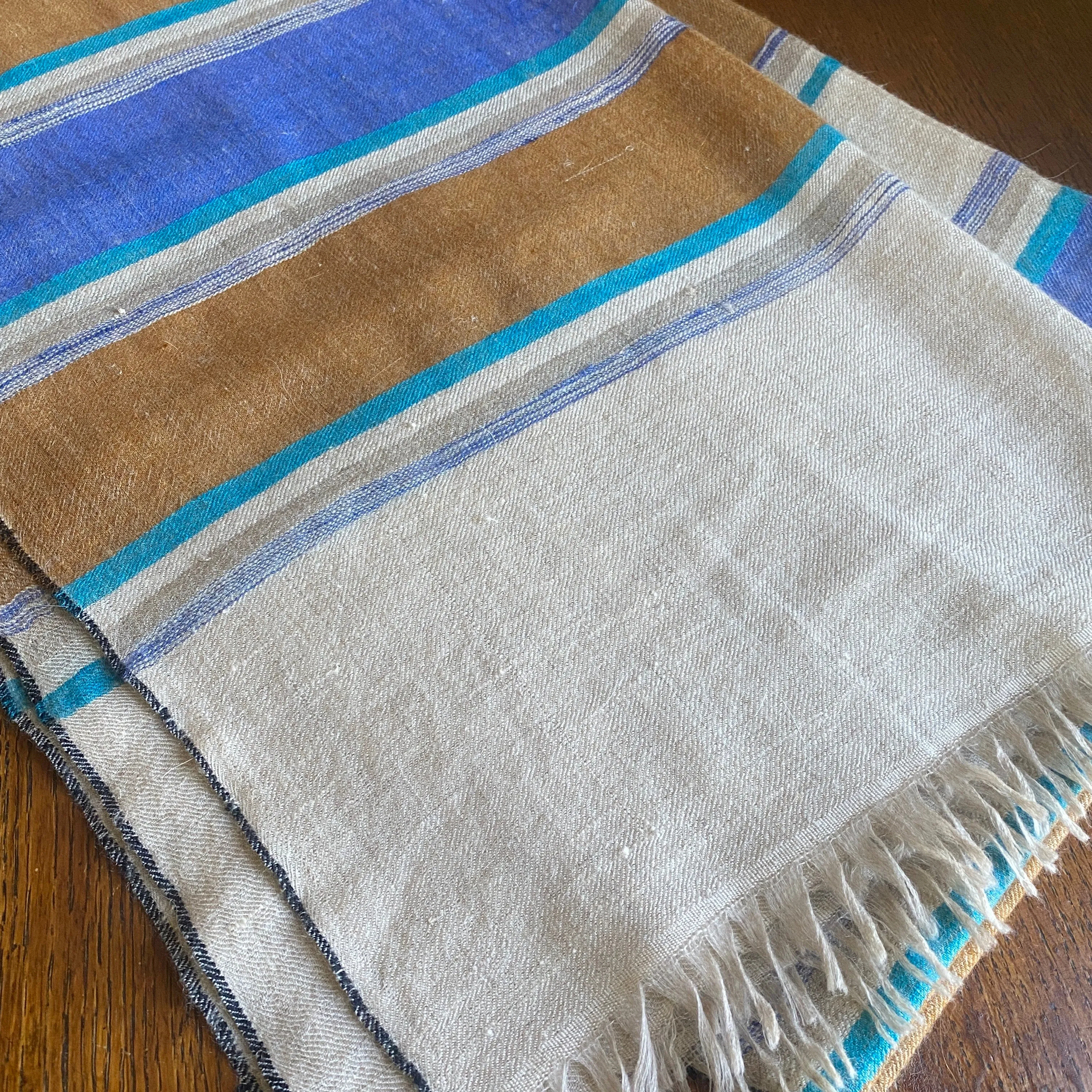 Loreto Stripe Kashmiri Pashmina Shawl