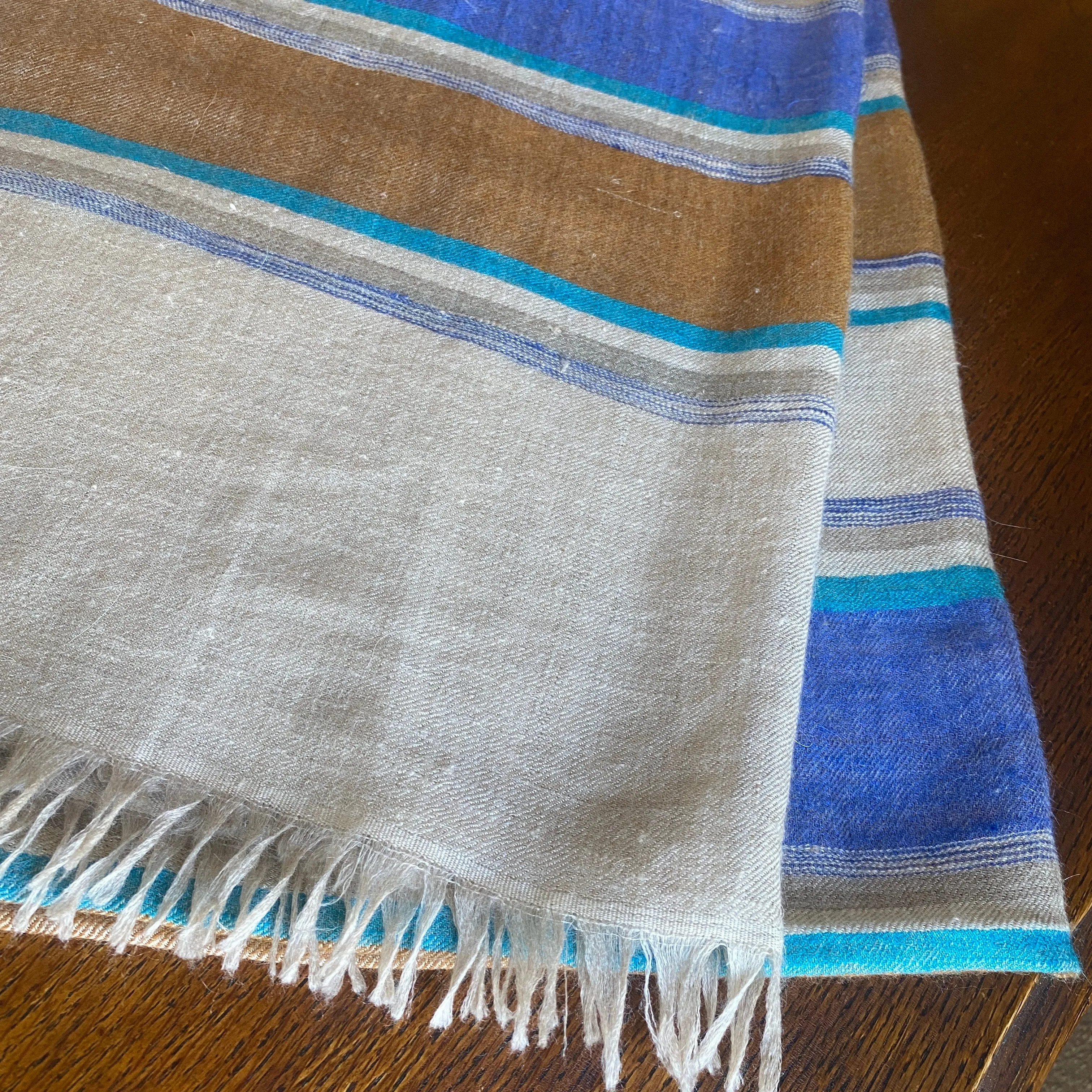 Loreto Stripe Kashmiri Pashmina Shawl