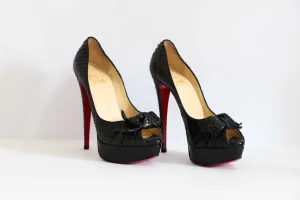 Louboutin Open-Toe Heels
