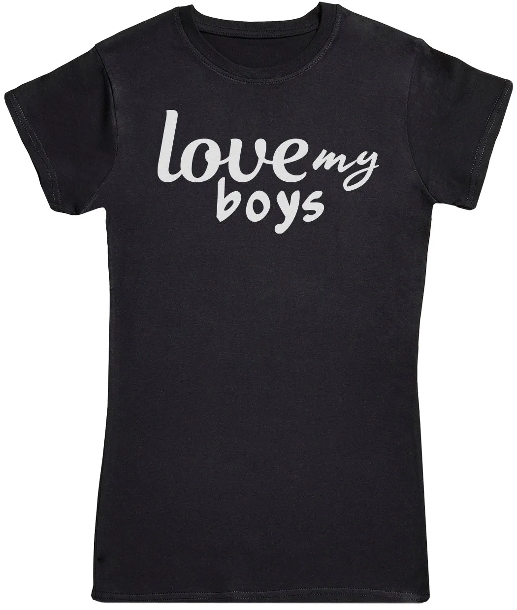 Love My Boys - Womens T-shirt - Mum T-Shirt