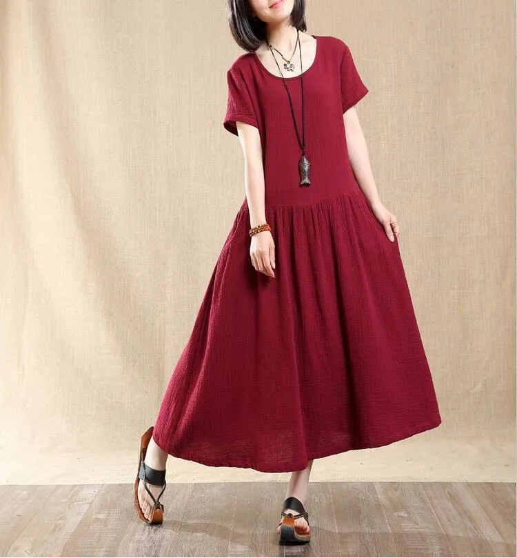Love Poem Short Sleeve Midi Dress