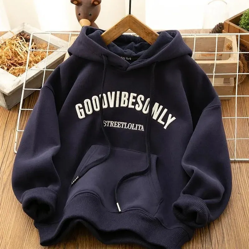 LovelyRLovely Women's Thick Plush Velvet Hoodie Sweatshirt