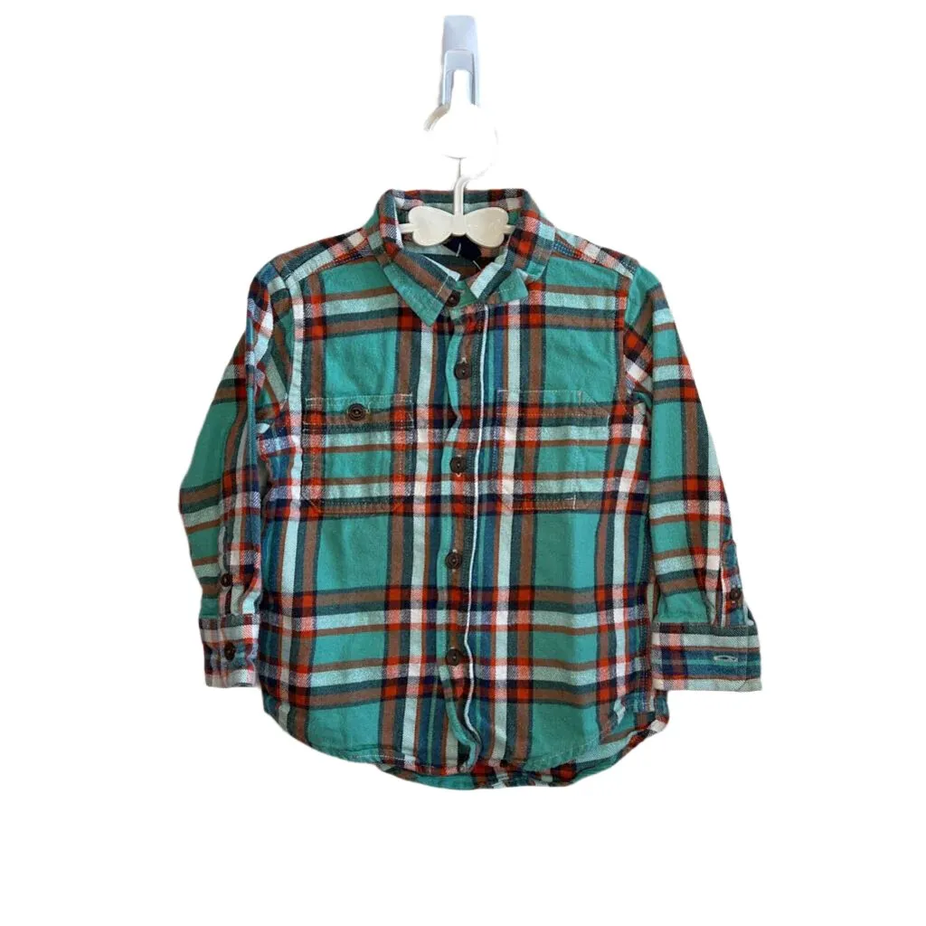 LS Flannel Button-Down
