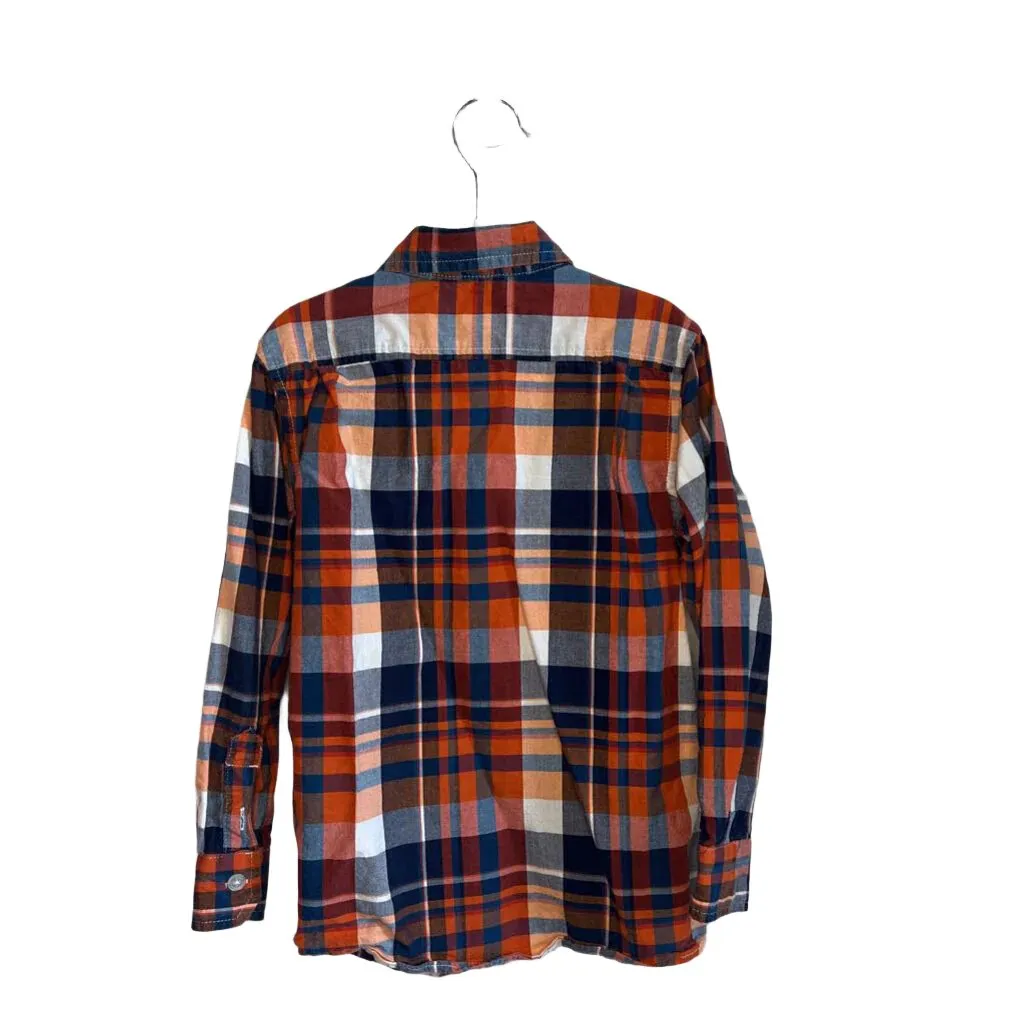 LS Plaid Button-Down Shirt