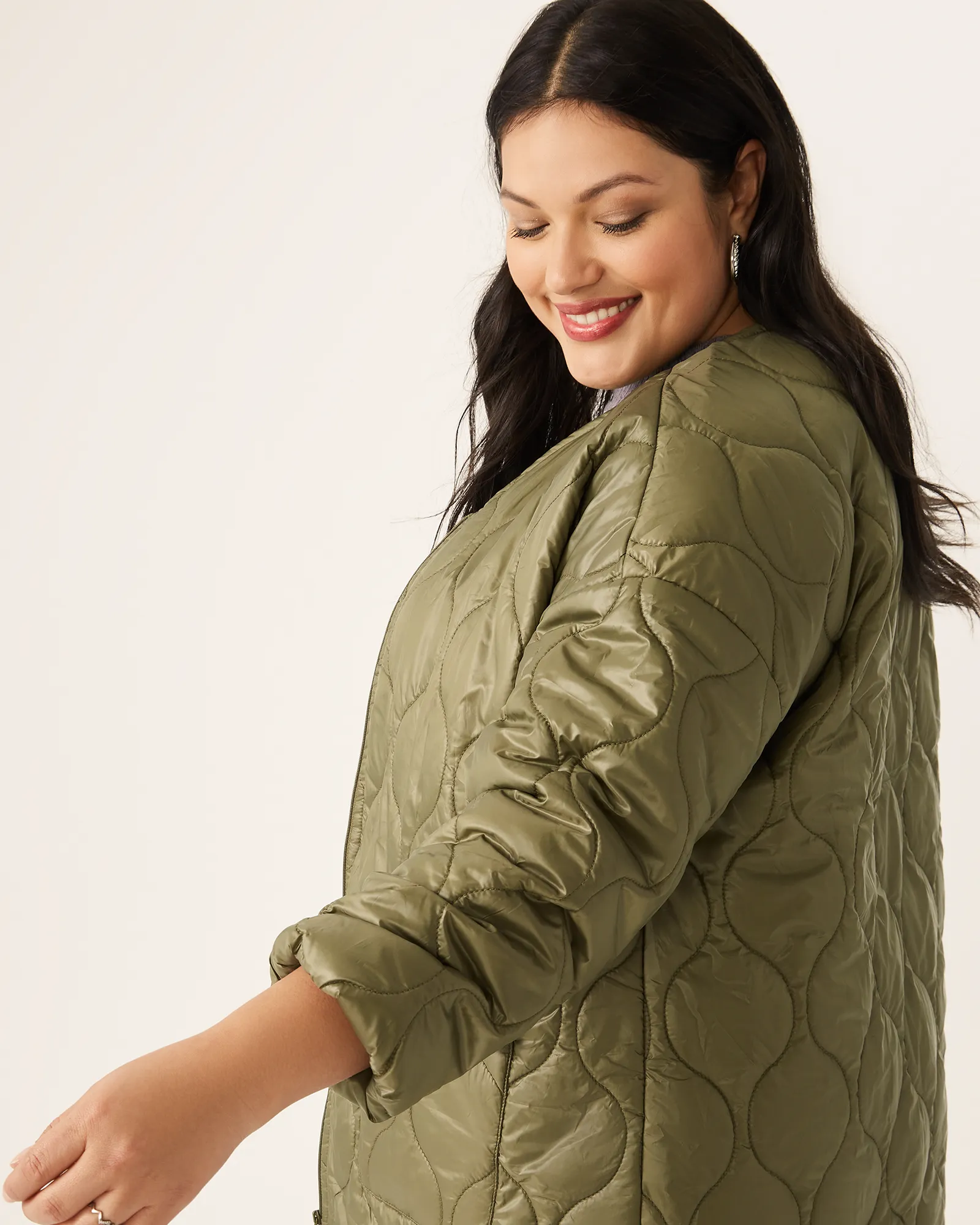 Luanne Quilted Jacket | Olive Green