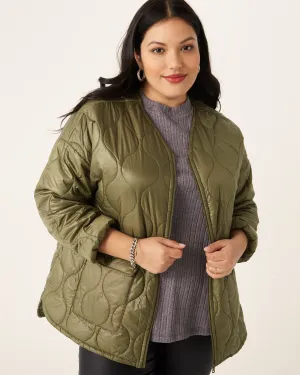 Luanne Quilted Jacket | Olive Green