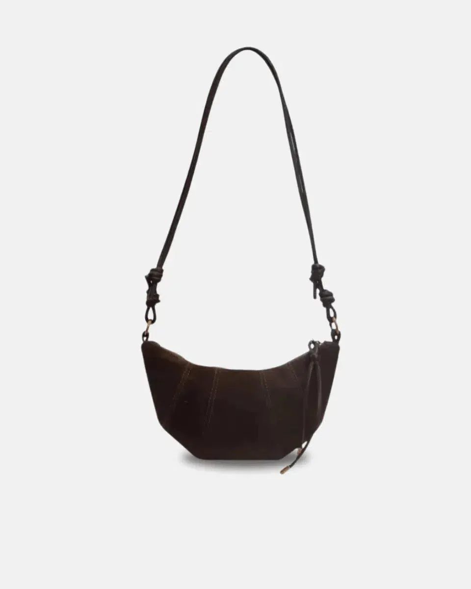 Lucy – Compact stylish design – Velvet crossbody bag