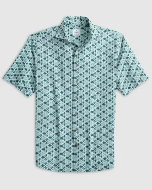 Luis Printed Button Up Shirt- Jungle