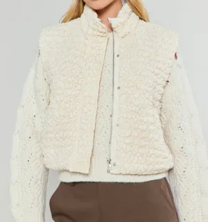 Luna Cropped Quilting Vest
