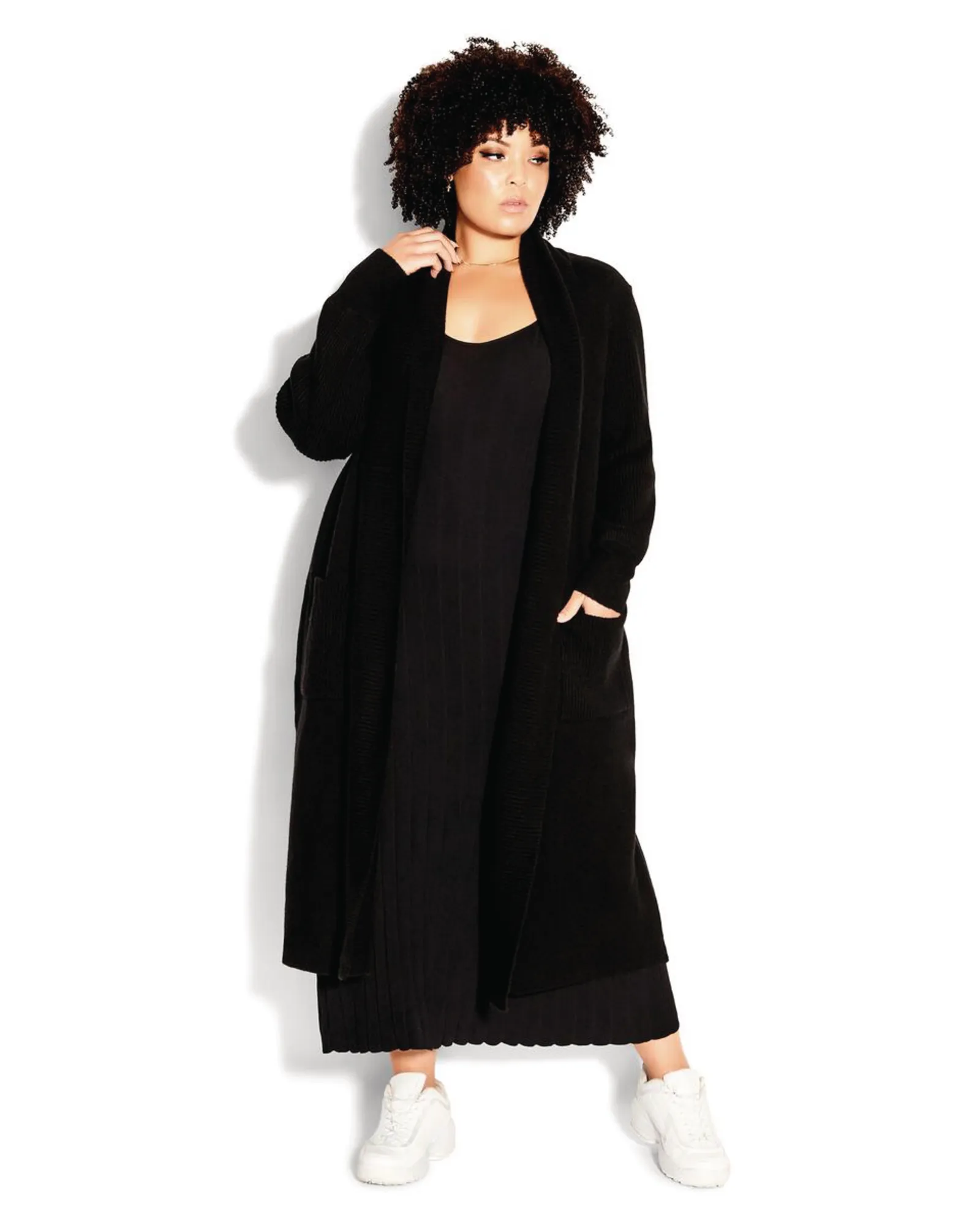 Luxe Knit Cardigan | Black