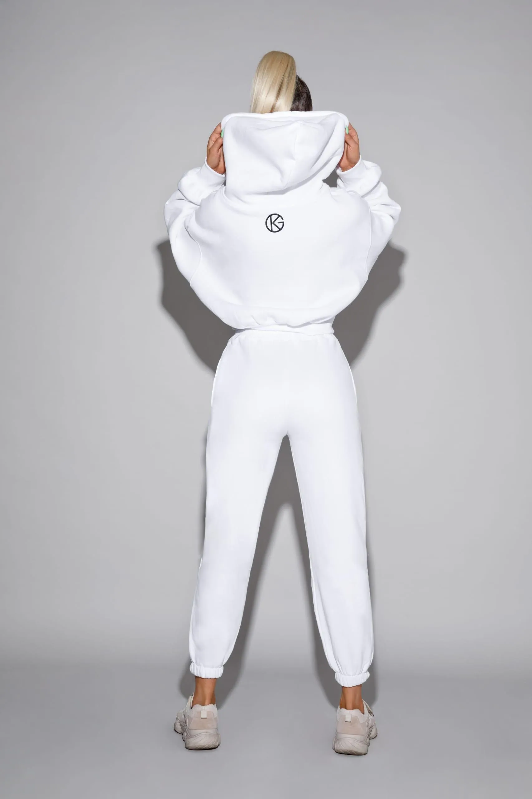 Luxe Tracksuit Pants - White