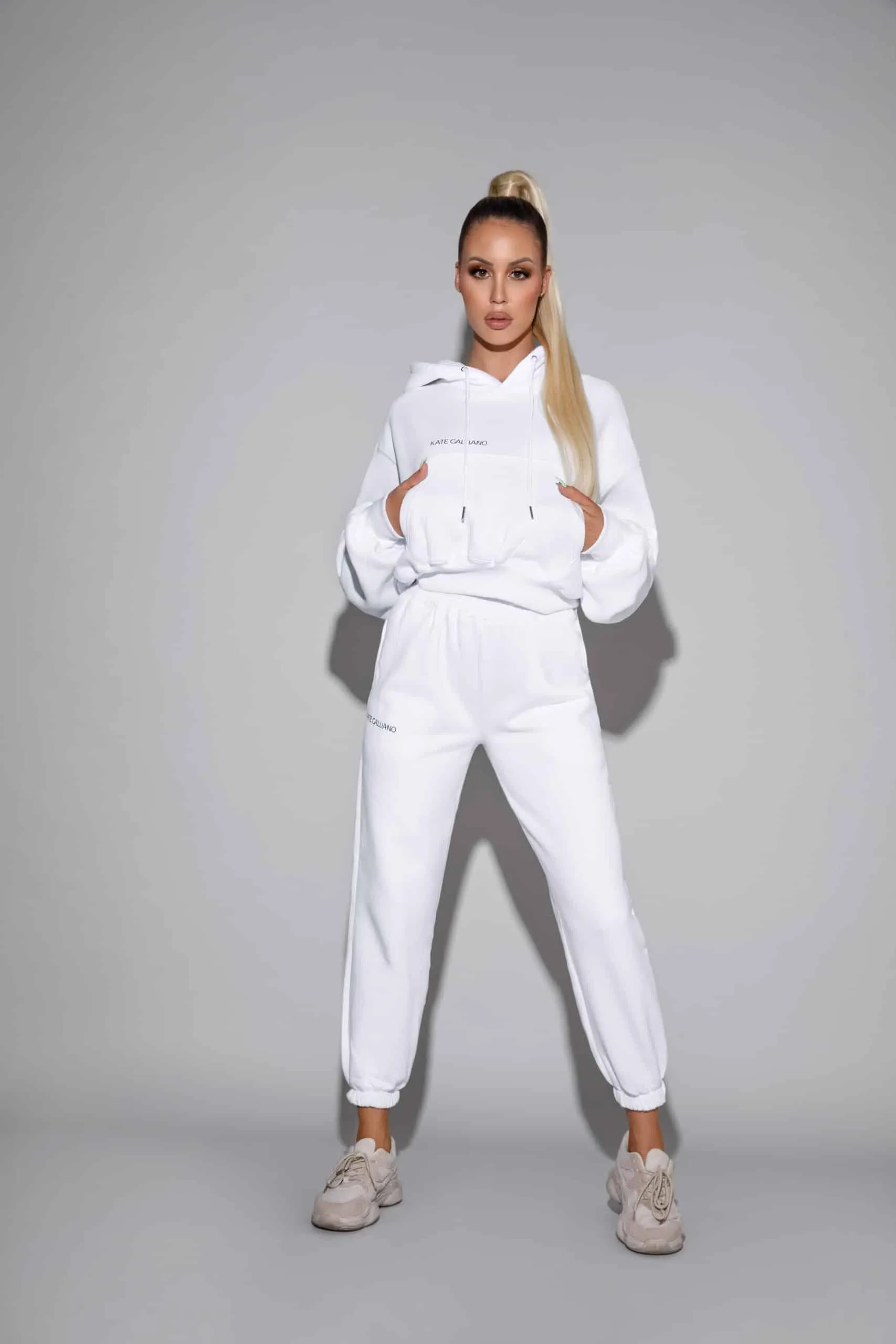 Luxe Tracksuit Pants - White