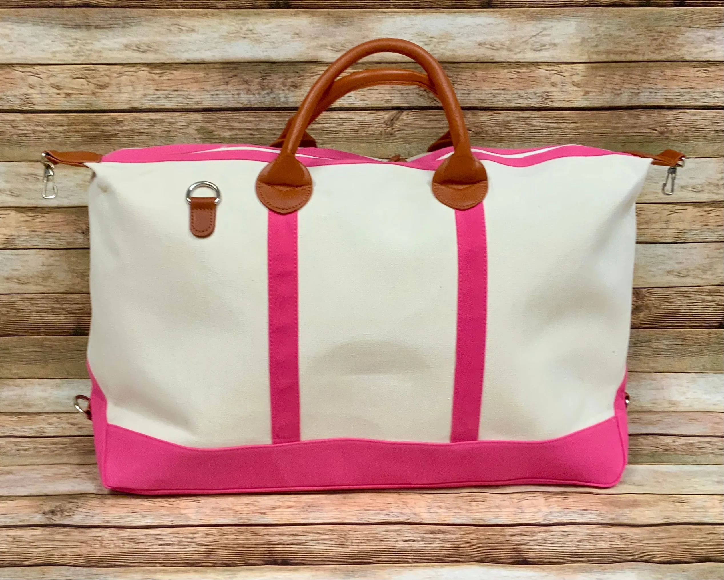 Luxurious Canvas Weekender / Overnight Bag