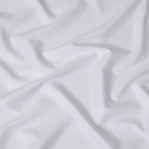 Luxurious Herringbone Swiss 100% Cotton Shirting Fabric - 150cm, Pristine White-D18880